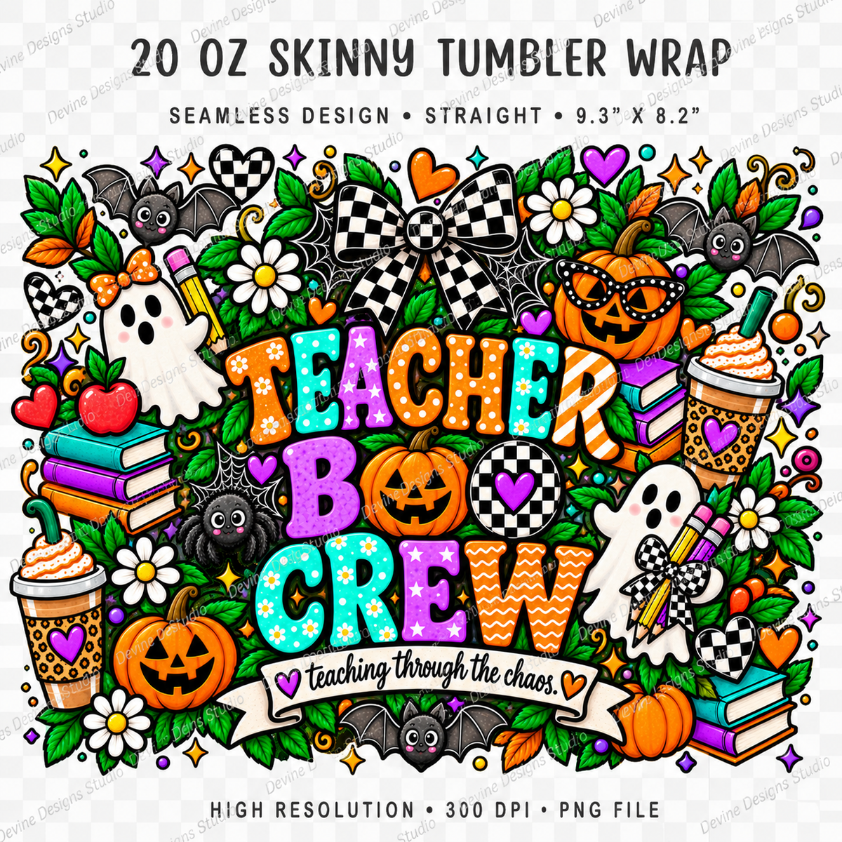 Teacher Boo Crew Halloween 20 oz Tumbler